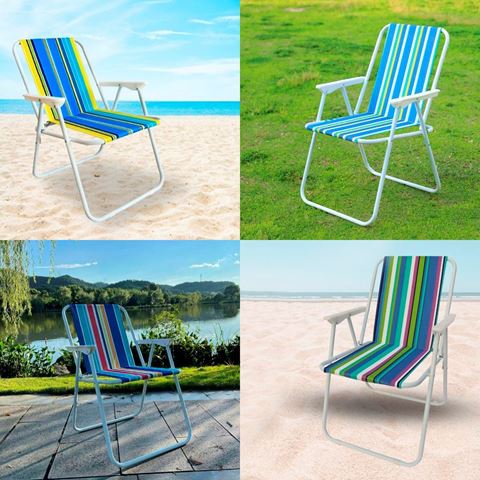 Silla Plegable Reposera Playera - Varios diseños