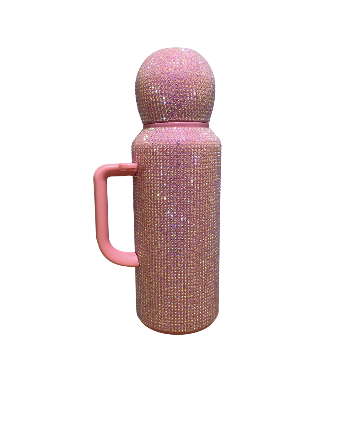 Set de termo + mate y bombilla de brillos