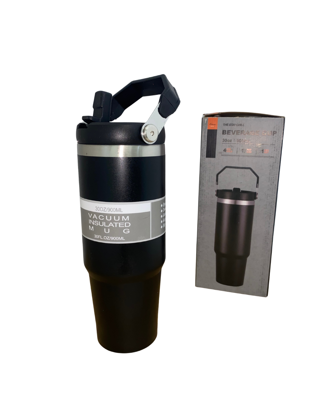 Termo Vaso Térmico Acero Inoxidable 900 Ml Antiderrame