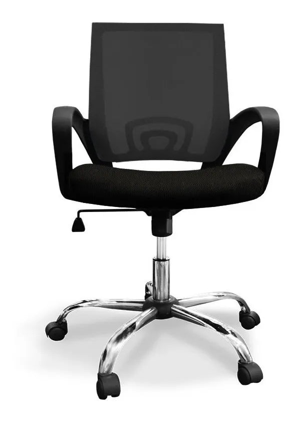 Silla de oficina Doona X5 negra ergonómica con respaldo reclinable