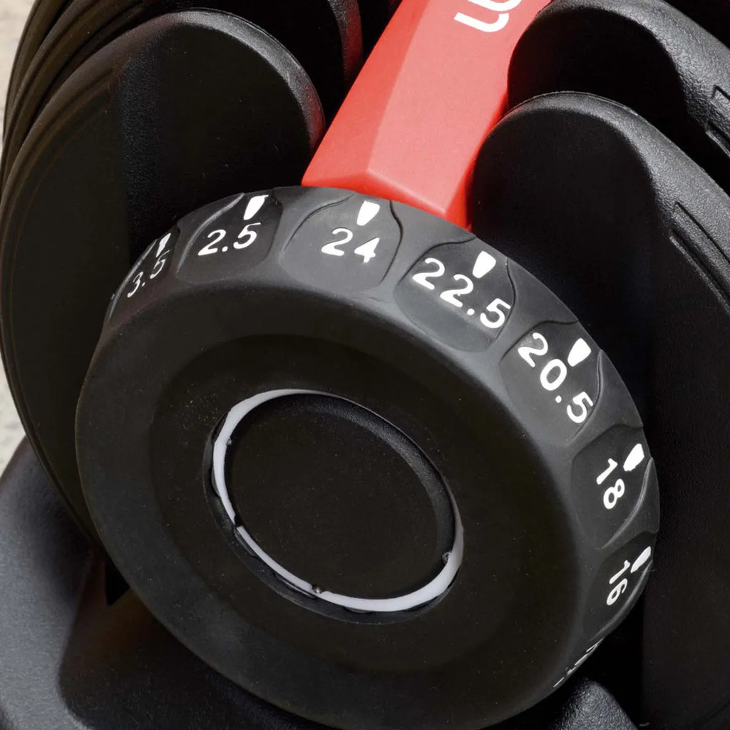 Gim Sports 518CH mancuerna negra de 2.25kg a 25kg