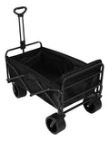 Carrito De 4 Ruedas Plegable Para Exteriores Camping o Playa Negro