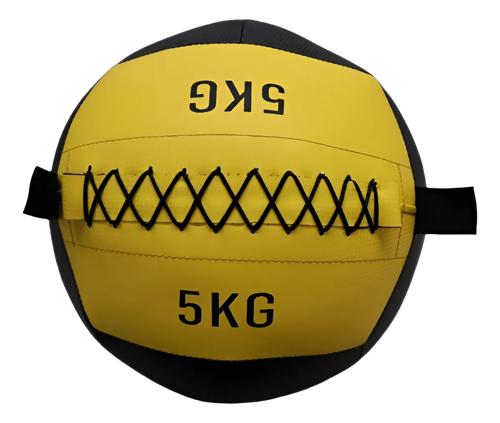 Pelota 5kg Gimnasio Crossfit Entrenamiento Funcional Negro