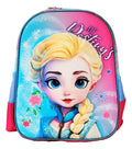 Mochila De Niña Escolar Infantil - Elsa Frozen - Rosada Liso Rosa Liso