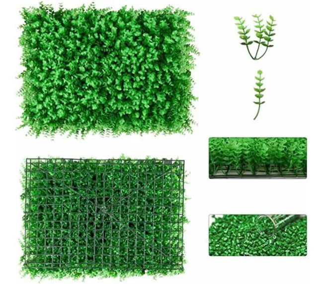 Panel Placa Jardín Vertical Boj Artificial 60x40cm