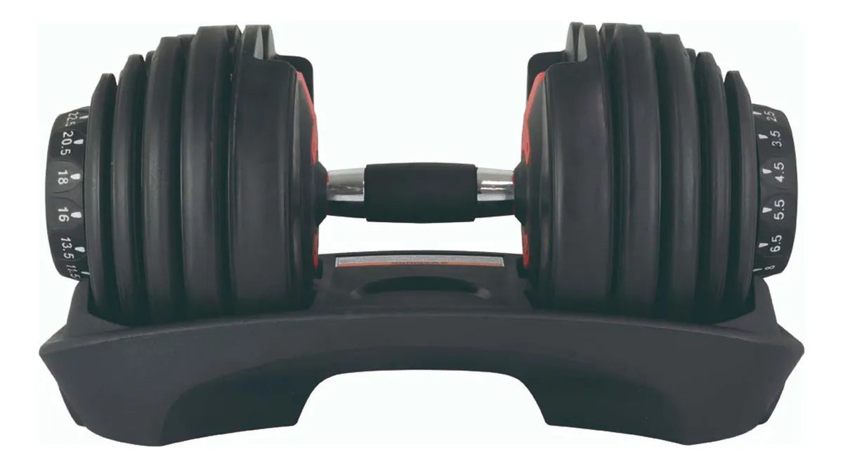 Gim Sports 518CH mancuerna negra de 2.25kg a 25kg