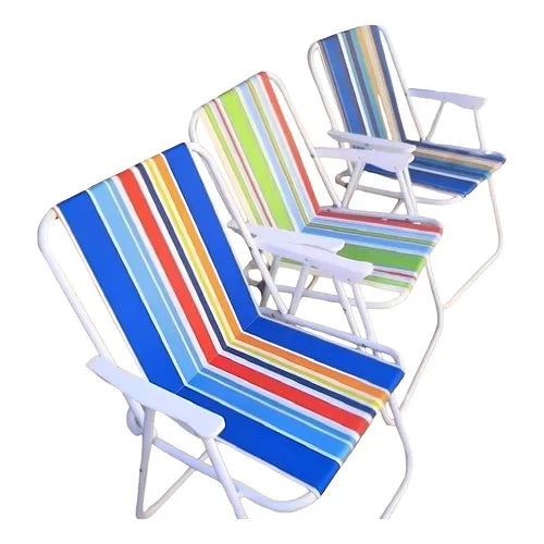 Silla Plegable Reposera Playera - Varios diseños