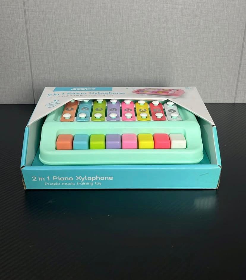 Xilofón Y Piano 2 En 1 - Para Niños