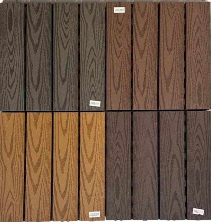 Baldosas encastrables Simil Madera - Cesped