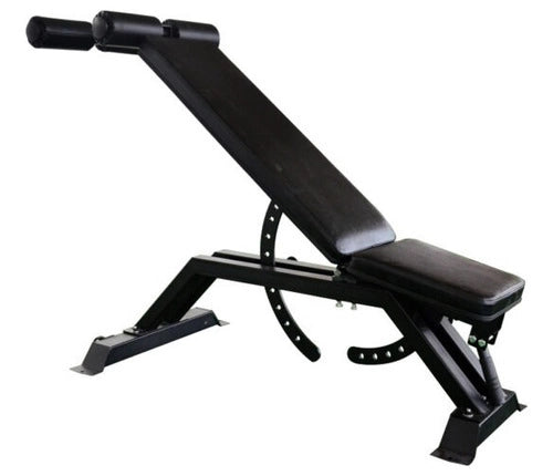 Banco Ajustable Ejercicios Pesas Abdominal Profesional