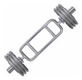 Barra Romana Olimpica Maciza Cromada Triceps