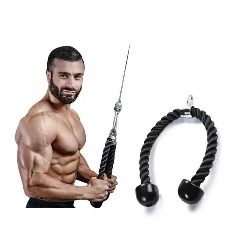 Soga para Tríceps de Gimnasio con Topes de Goma