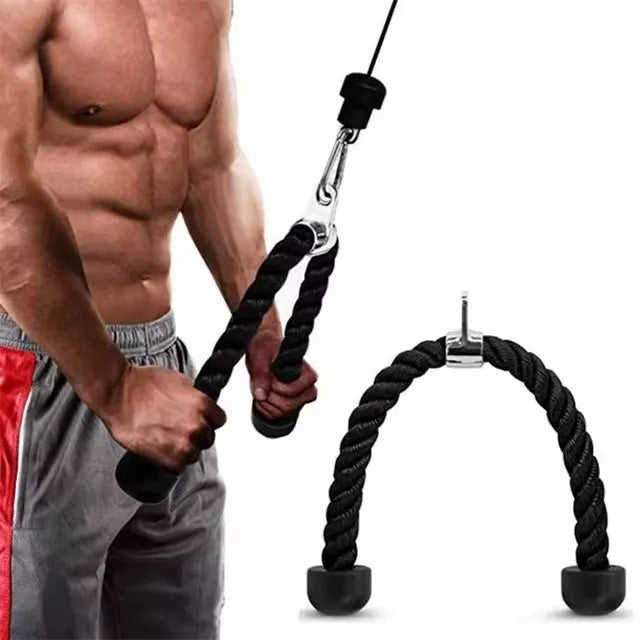 Soga para Tríceps de Gimnasio con Topes de Goma