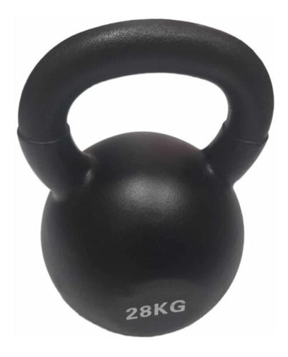 Pesas Rusas Hierro Recubiertas Goma Kettlebell 28 kg