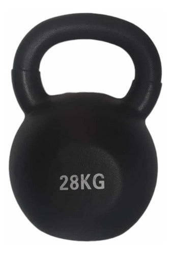 Pesas Rusas Hierro Recubiertas Goma Kettlebell 28 kg