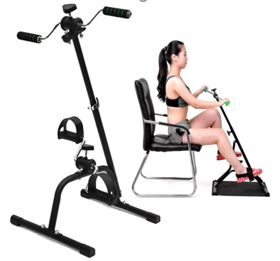 Bicicleta Fija Estatica Terapéutica Eliptica Cardio 2 En 1