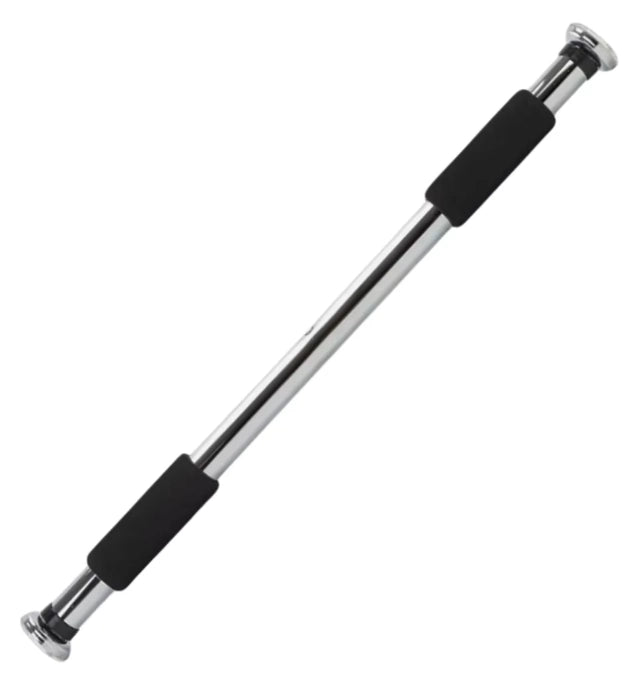 Barra De Acero Cromada Ejercicios Extensible Para Puerta