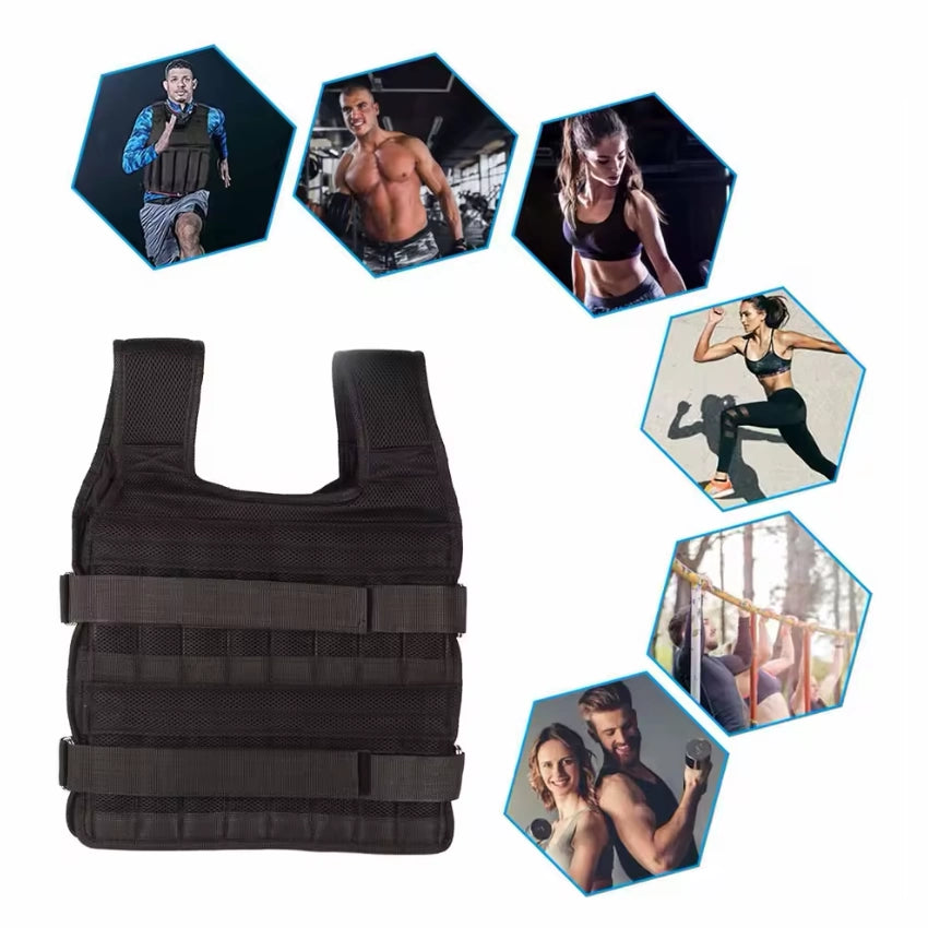 Chaleco Para Peso Hasta 20 Kg Lastre Cross Entrenamiento