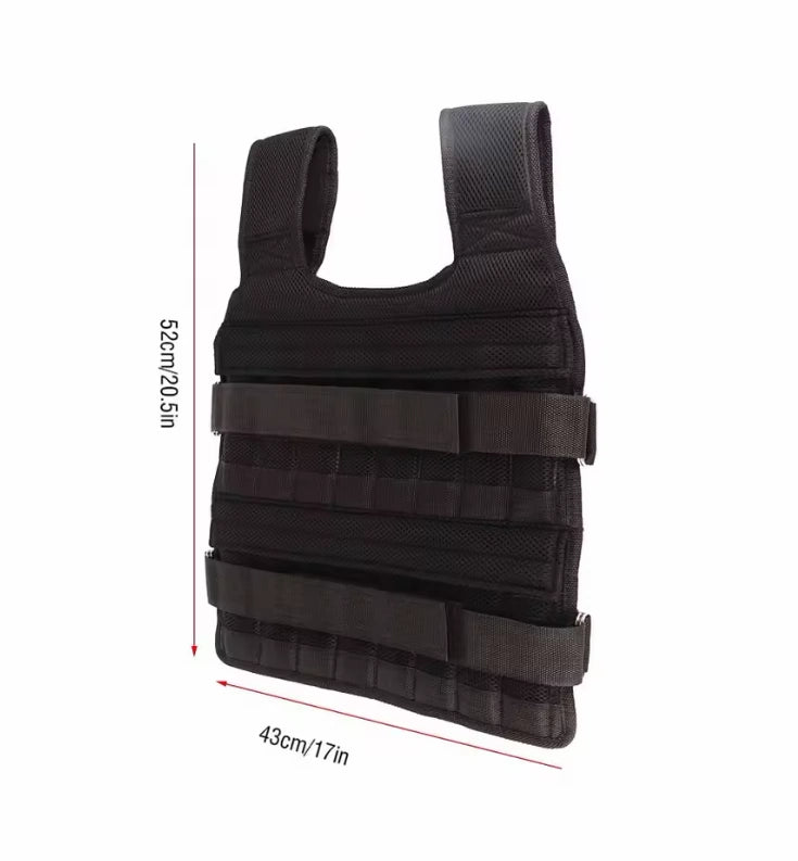 Chaleco Para Peso Hasta 20 Kg Lastre Cross Entrenamiento