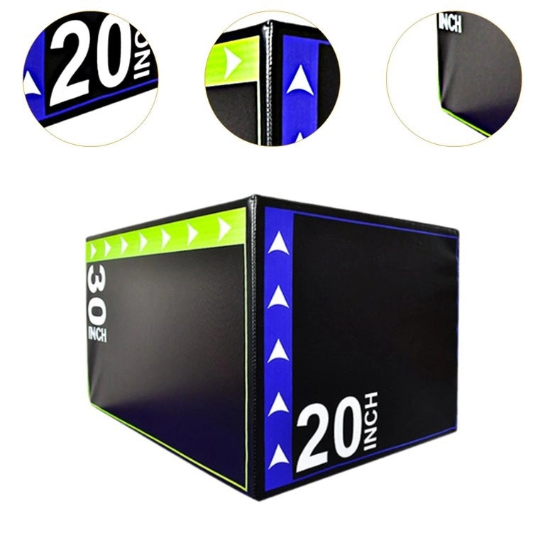 Cajon Pliométrico Blando Plyo Box Calidad 65 x 45 x 75cm