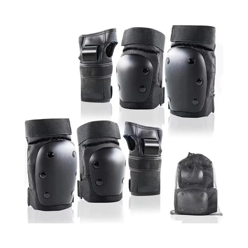 Set Protección Rollers Patín Rodilleras Coderas Muñequeras