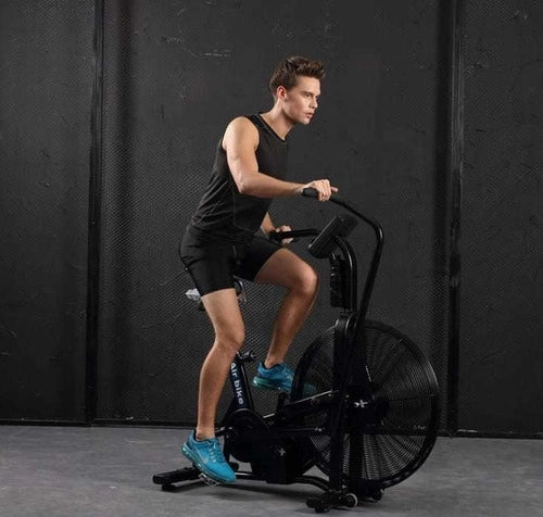 Bicicleta Estática Tipo Assault Air Bike Crossfit Gym