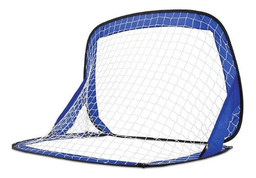 Kit De 2 Arco Portería De Fútbol Portátil Plegable Pop Up