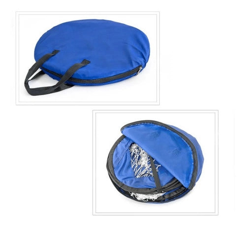 Kit De 2 Arco Portería De Fútbol Portátil Plegable Pop Up