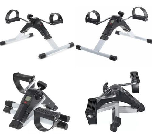 Bicicleta Mini Estática Entrenamiento Plegable Monitor