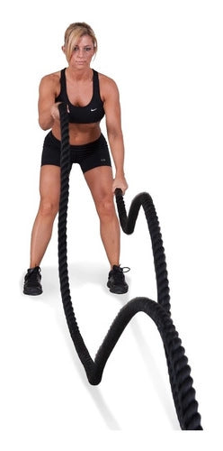 Cuerda Soga Crossfit 9mx38mm Entrenamiento Funcional Pro