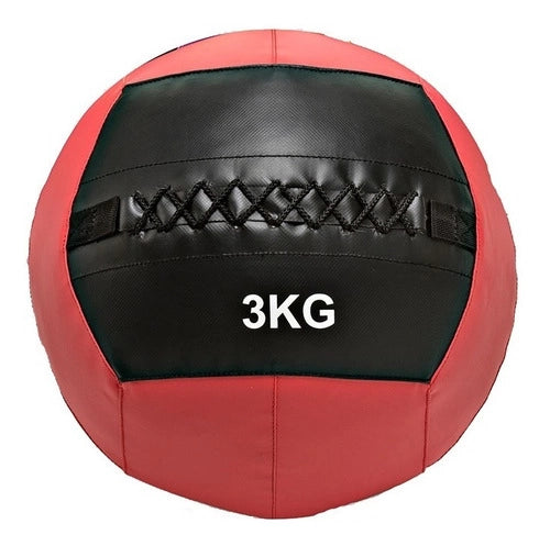 Pelota Medicinal Wall Ball Crossfit Fuerza Gym Fisio 3k