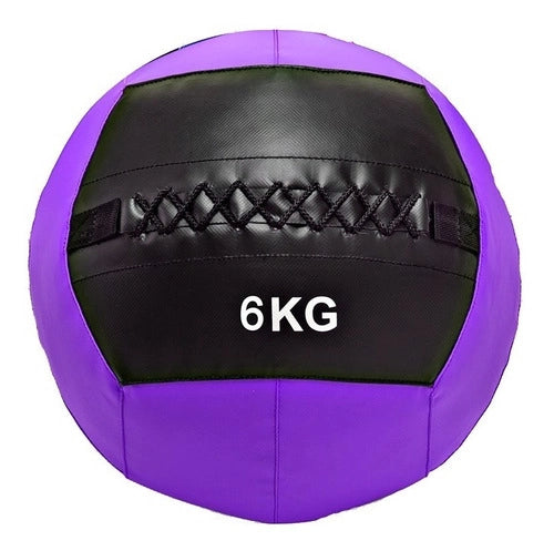Pelota Medicinal Wall Ball Crossfit Fuerza Gym Fisio 6k