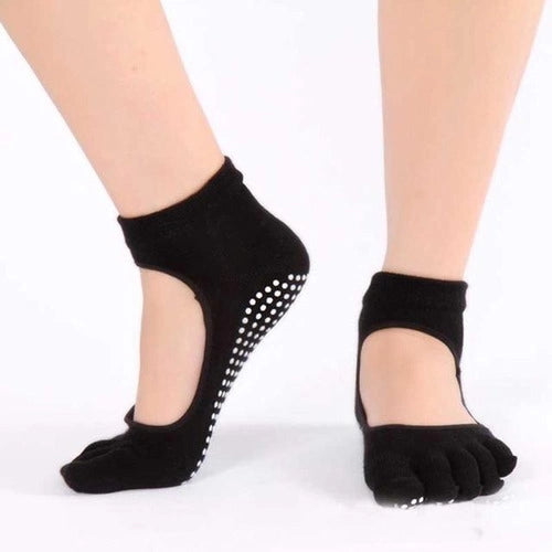 Medias Calcetines Yoga Antideslizante Baile Completo