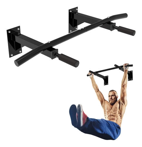 Barra Dominadas 5 en 1 Montada Pared Pull Up Bar
