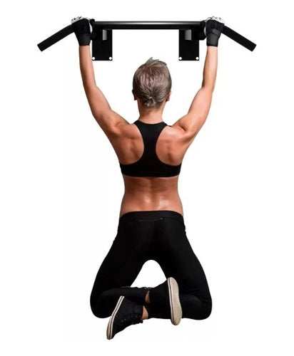 Barra Dominadas 5 en 1 Montada Pared Pull Up Bar