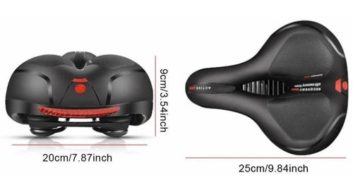 Asiento Silla De Bicicleta Ergonómica Reforzada