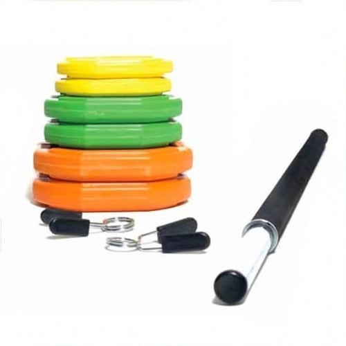 Kit De Barra Y Discos Set Body Pump 20 kg