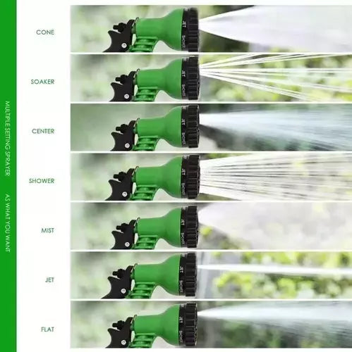 Manguera De Jardín Extensible Flexible Con Pistola 15mts