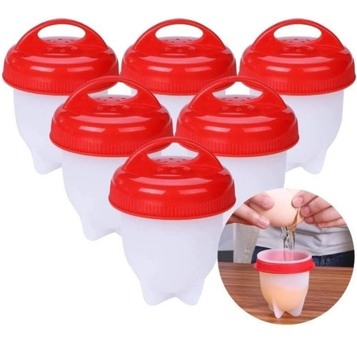 Moldes para Cocinar Huevos de Silicona 6 unidades