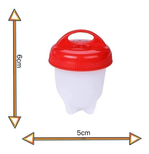 Moldes para Cocinar Huevos de Silicona 6 unidades