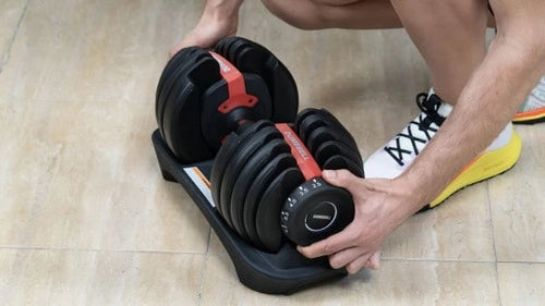 Mancuerna Ajustable Discos Regulable De 2.5 kg a 24 kg