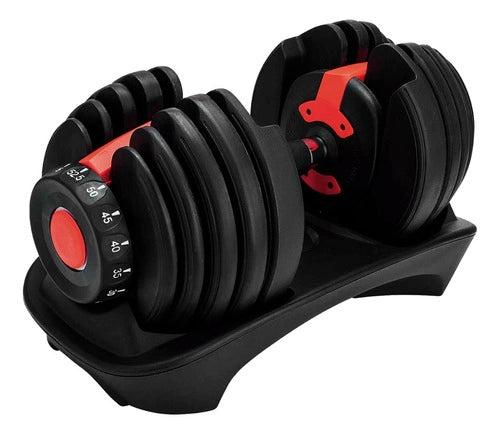 Mancuerna Ajustable Discos Regulable De 2.5 kg a 24 kg