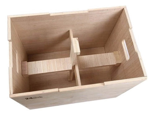 Cajón Salto Pliométricos Crossfit Caja Reforzada 40x50x60cm