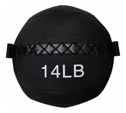 Balón Pelota Medicinal Wall Ball Profesional 14 Lb