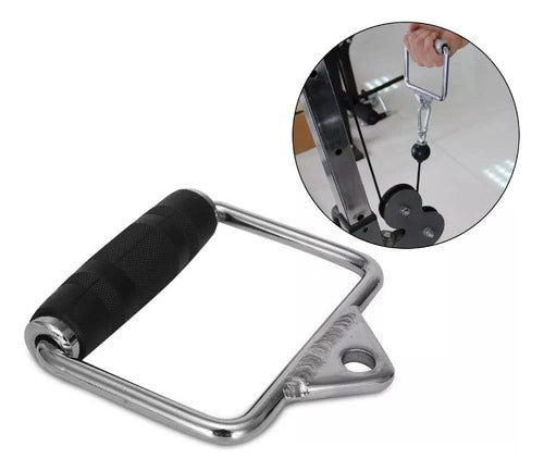 Agarre Estribo Mango Individual Accesorio Gym Maquina Cable
