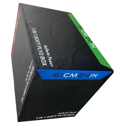 Cajon Pliométrico Foam 3 en 1 Blando Plyo Box 65 x 45 x 75cm