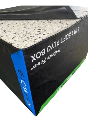 Cajon Pliométrico Foam 3 en 1 Blando Plyo Box 65 x 45 x 75cm