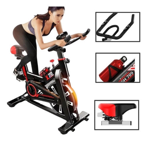 Bicicleta Estatica Spinning Ergométrica Disco
