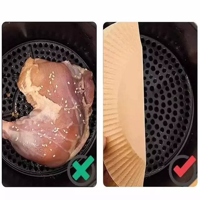 Pack 50 Ud. Papel Descartable Para Freidora De Aire