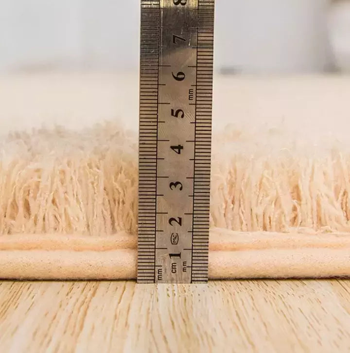 Alfombra Peluda Shaggy Living Calidad 1.0 X 1.5 Mts